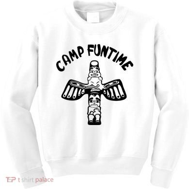 Camp Funtime Gift Punk Rock Retro Summer Kids Sweatshirt