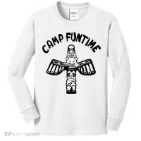 Camp Funtime Gift Punk Rock Retro Summer Kids Long Sleeve Shirt thumb 0