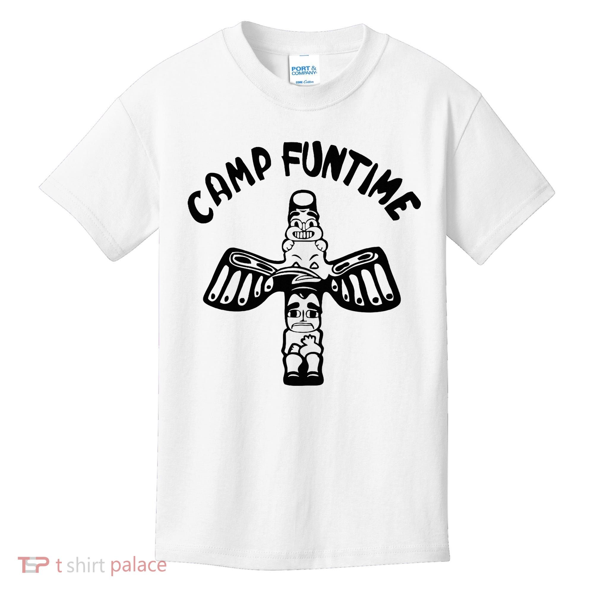 Camp Funtime Gift Punk Rock Retro Summer Kids T-Shirt