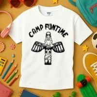 Camp Funtime Gift Punk Rock Retro Summer Kids T-Shirt thumb 3