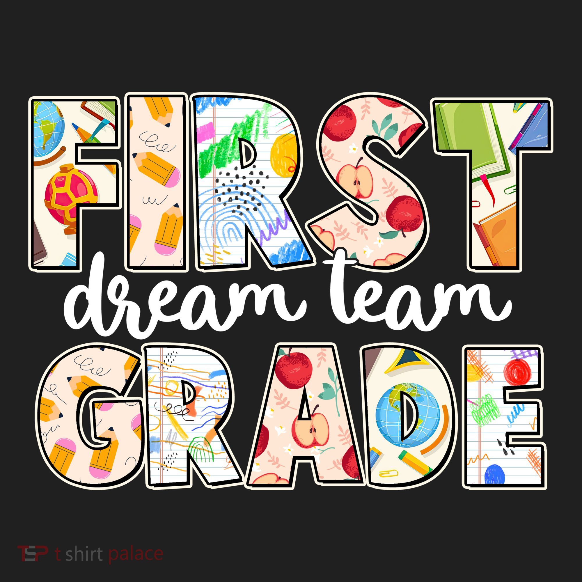 Cute First Grade Dream Team Back To School Women's Sweatshirt