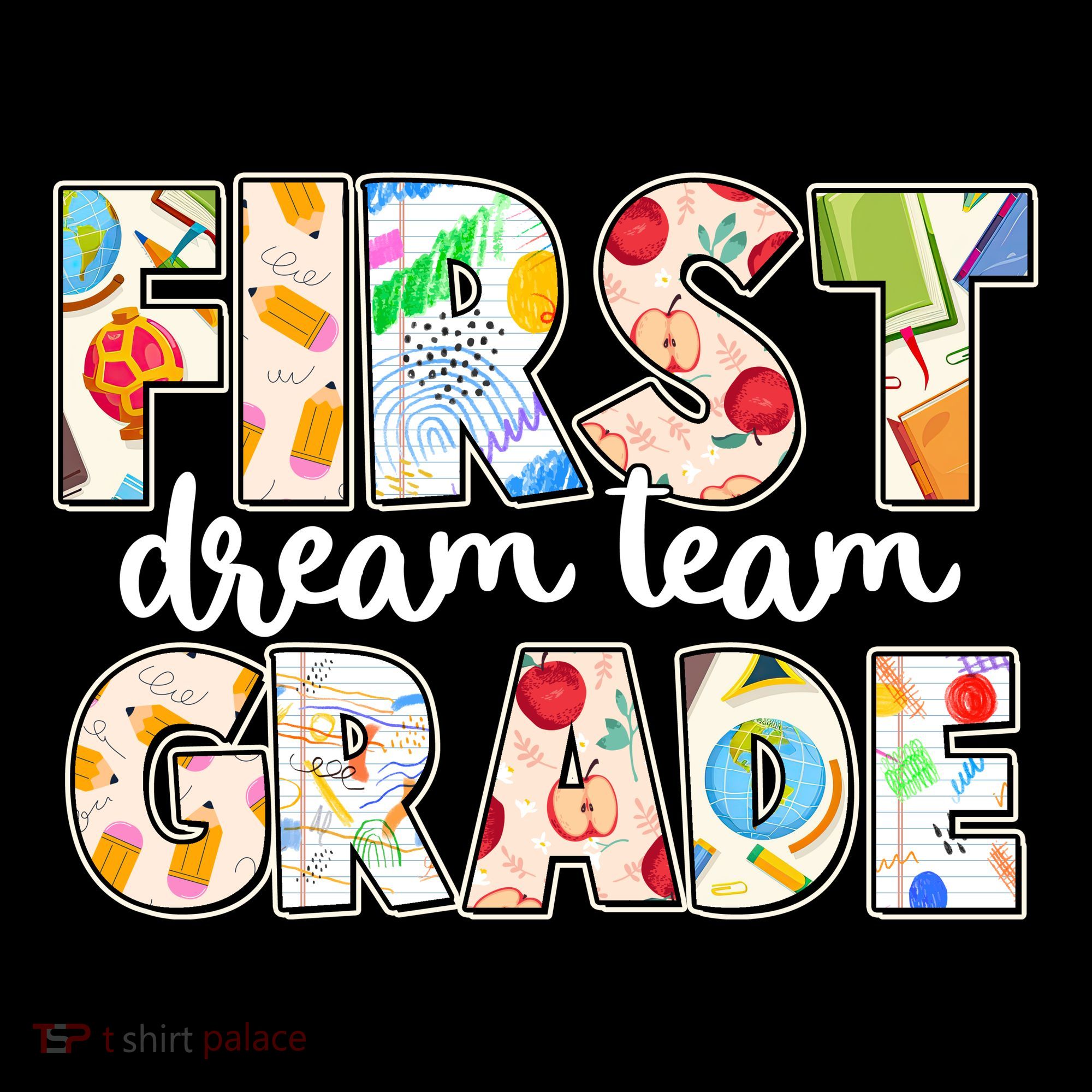 Cute First Grade Dream Team Back To School Hoodie