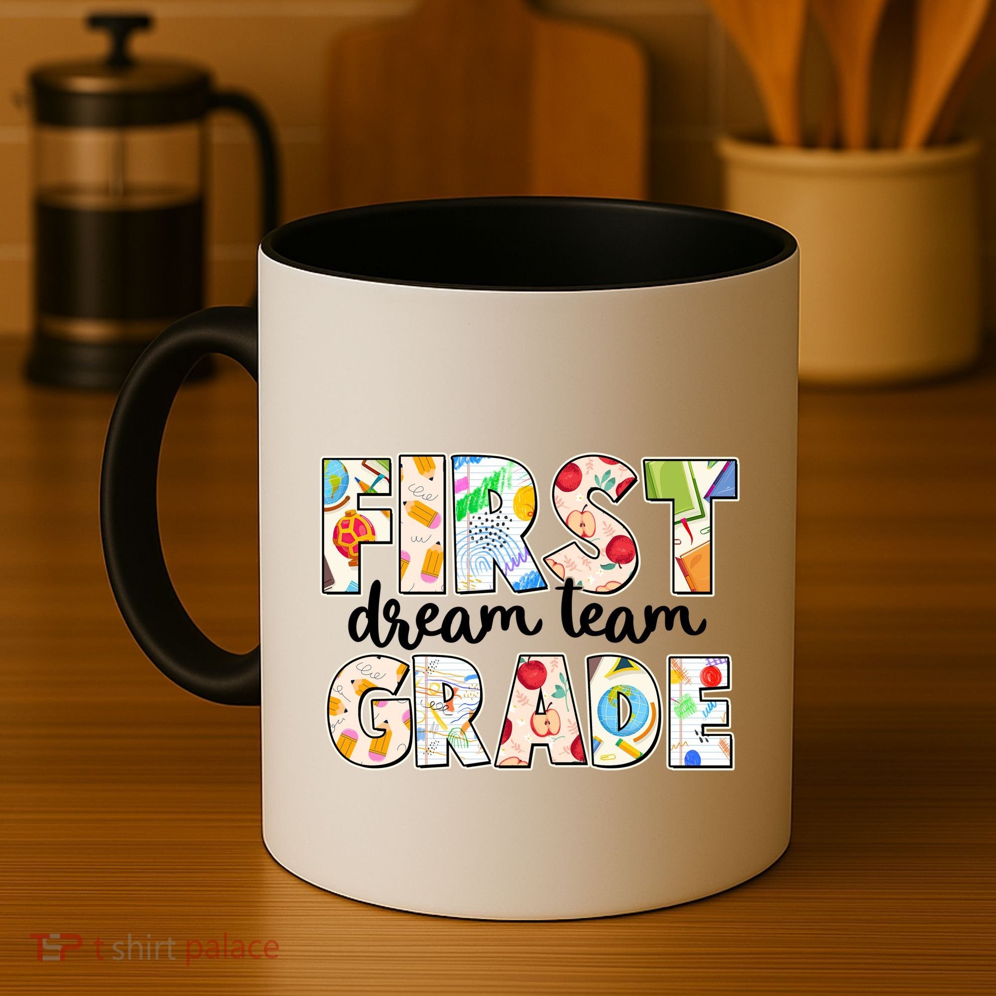 Cute First Grade Dream Team Back To School Coffee Mug