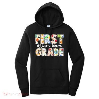 Cute First Grade Dream Team Back To School Women's Hoodie