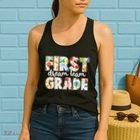 Cute First Grade Dream Team Back To School Women's Tank Top thumb 2