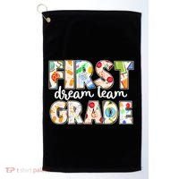 Cute First Grade Dream Team Back To School Golf Towel thumb 0