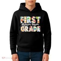Cute First Grade Dream Team Back To School Kids Hoodie thumb 4
