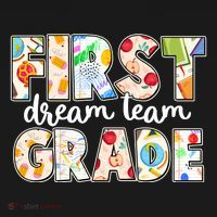 Cute First Grade Dream Team Back To School Kids Hoodie thumb 5