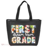 Cute First Grade Dream Team Back To School Tote Bag thumb 0