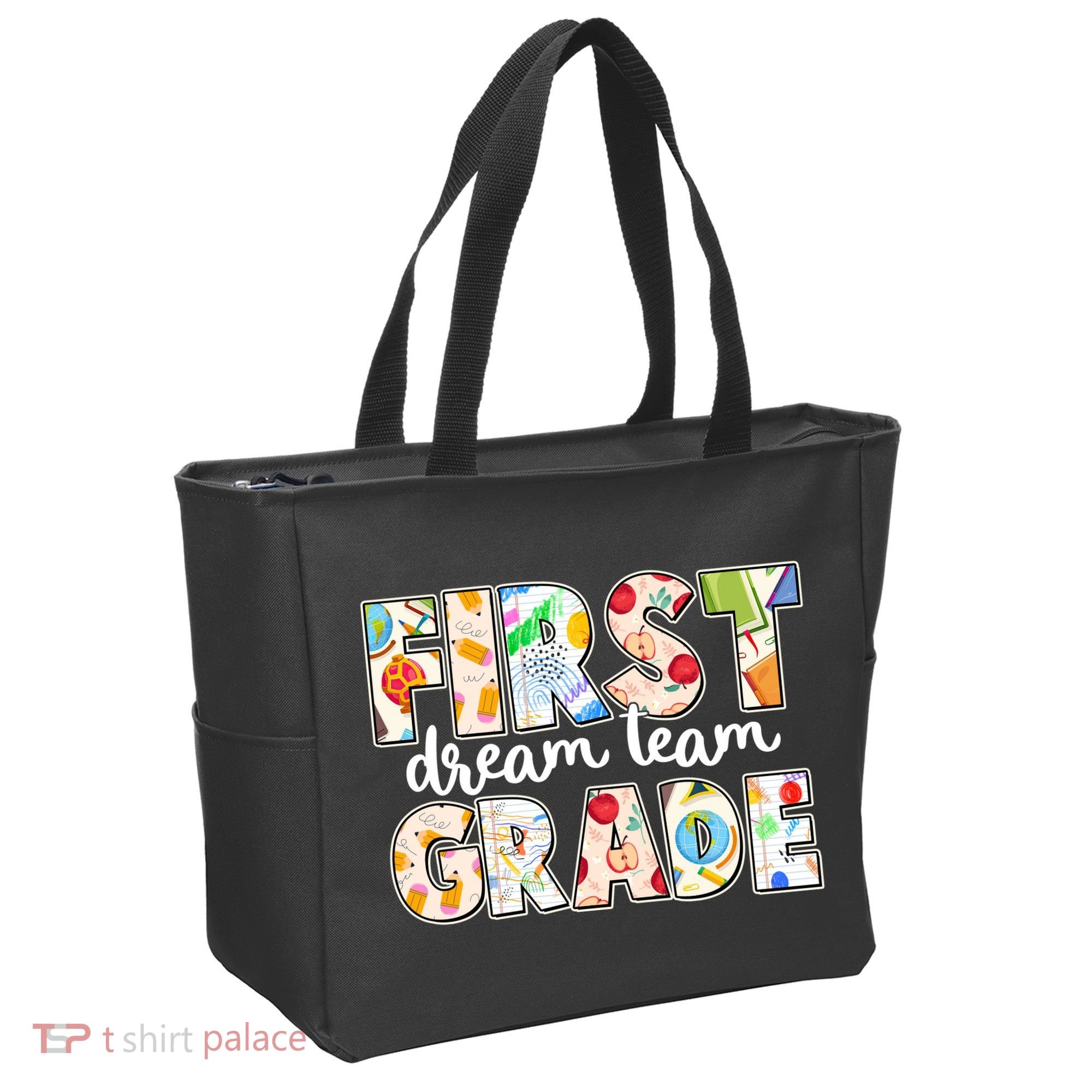 Cute First Grade Dream Team Back To School Tote Bag