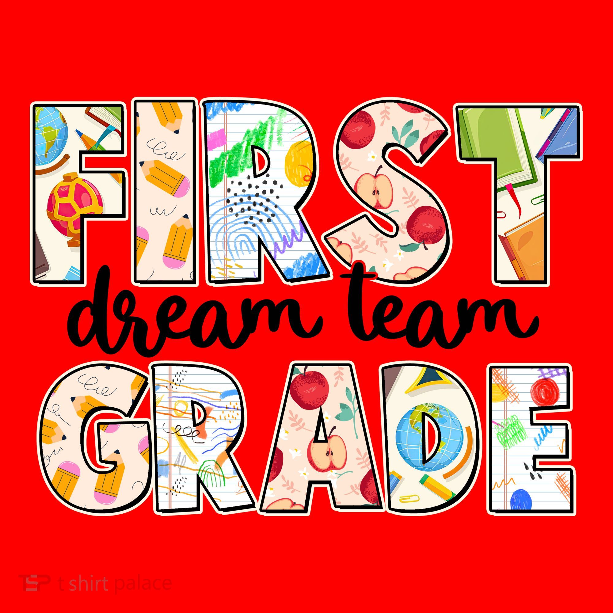 Cute First Grade Dream Team Back To School Santa Hat