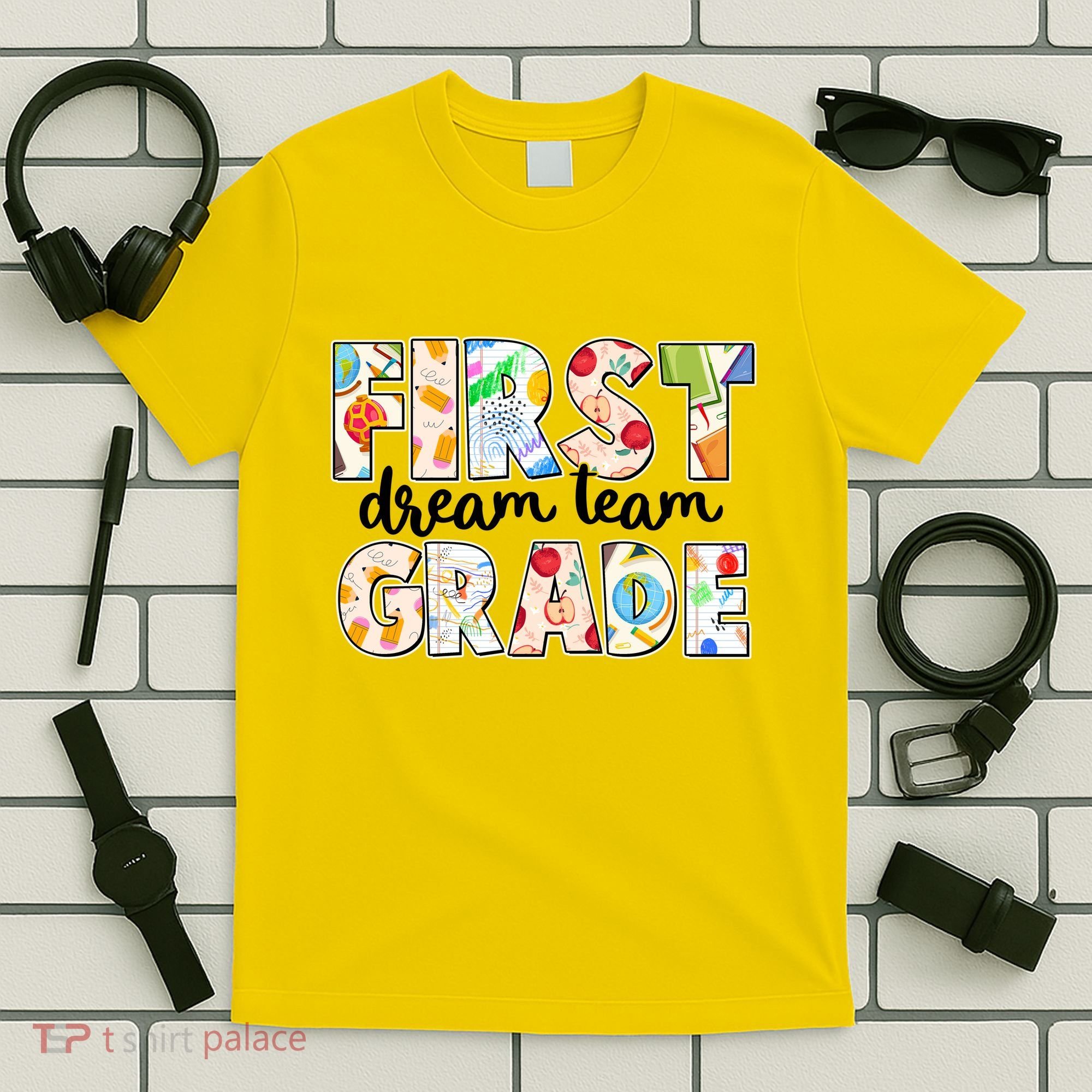 Cute First Grade Dream Team Back To School T-Shirt