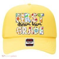 Cute First Grade Dream Team Back To School Hat thumb 0