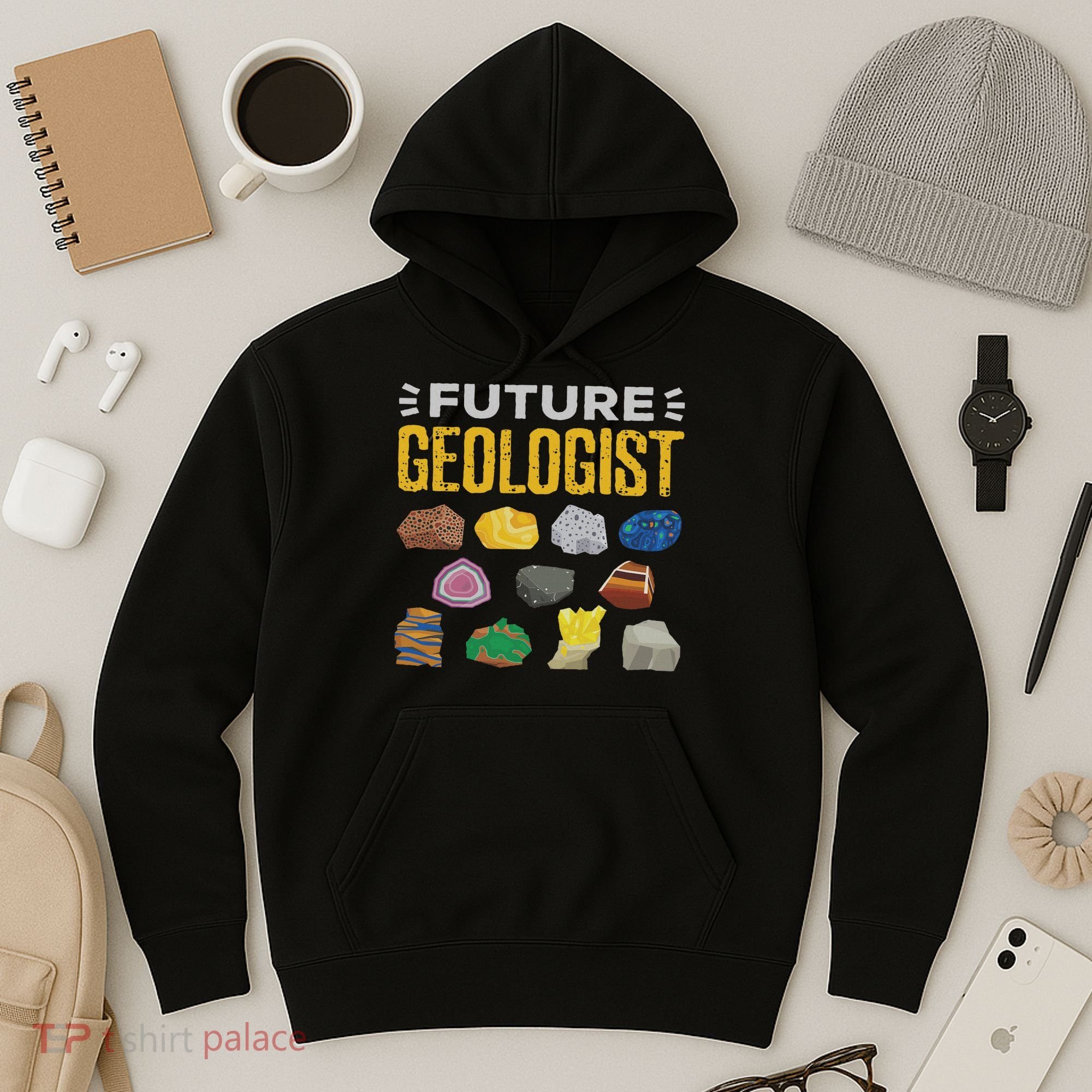 Cool Future Geologist Geology Student Earth Science Hoodie