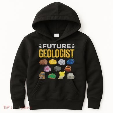Cool Future Geologist Geology Student Earth Science Kids Hoodie