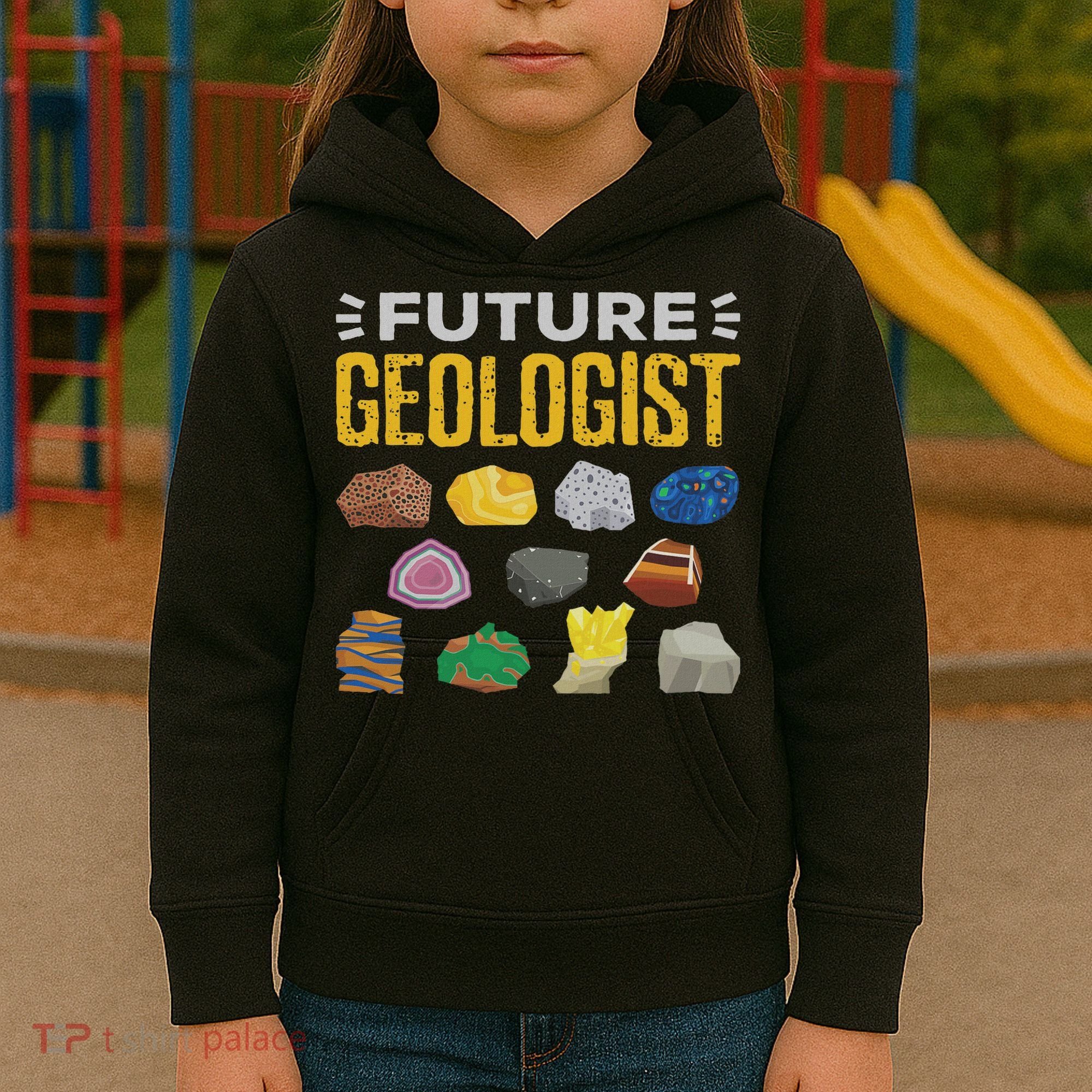 Cool Future Geologist Geology Student Earth Science Kids Hoodie
