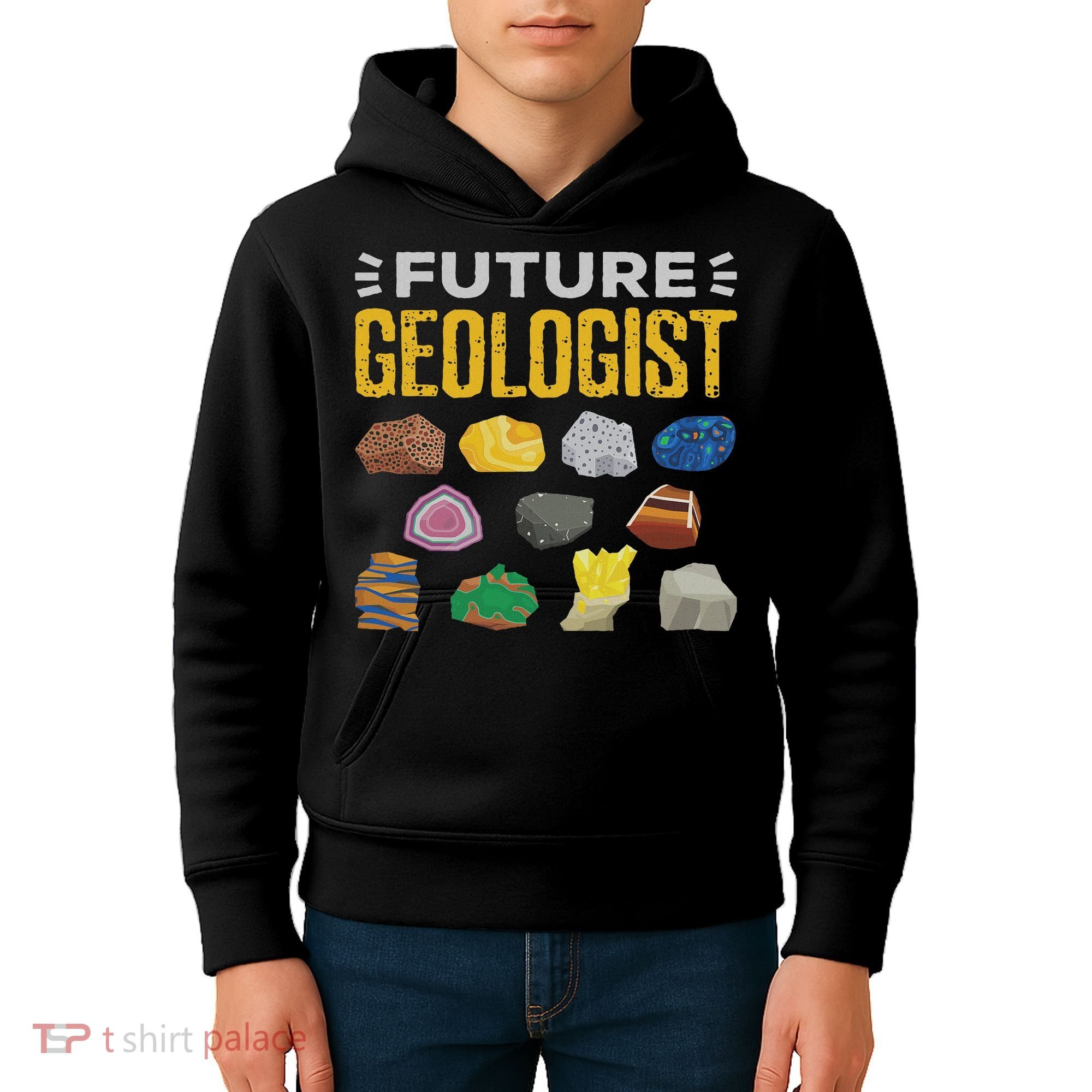 Cool Future Geologist Geology Student Earth Science Kids Hoodie