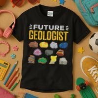 Cool Future Geologist Geology Student Earth Science Kids T-Shirt thumb 3