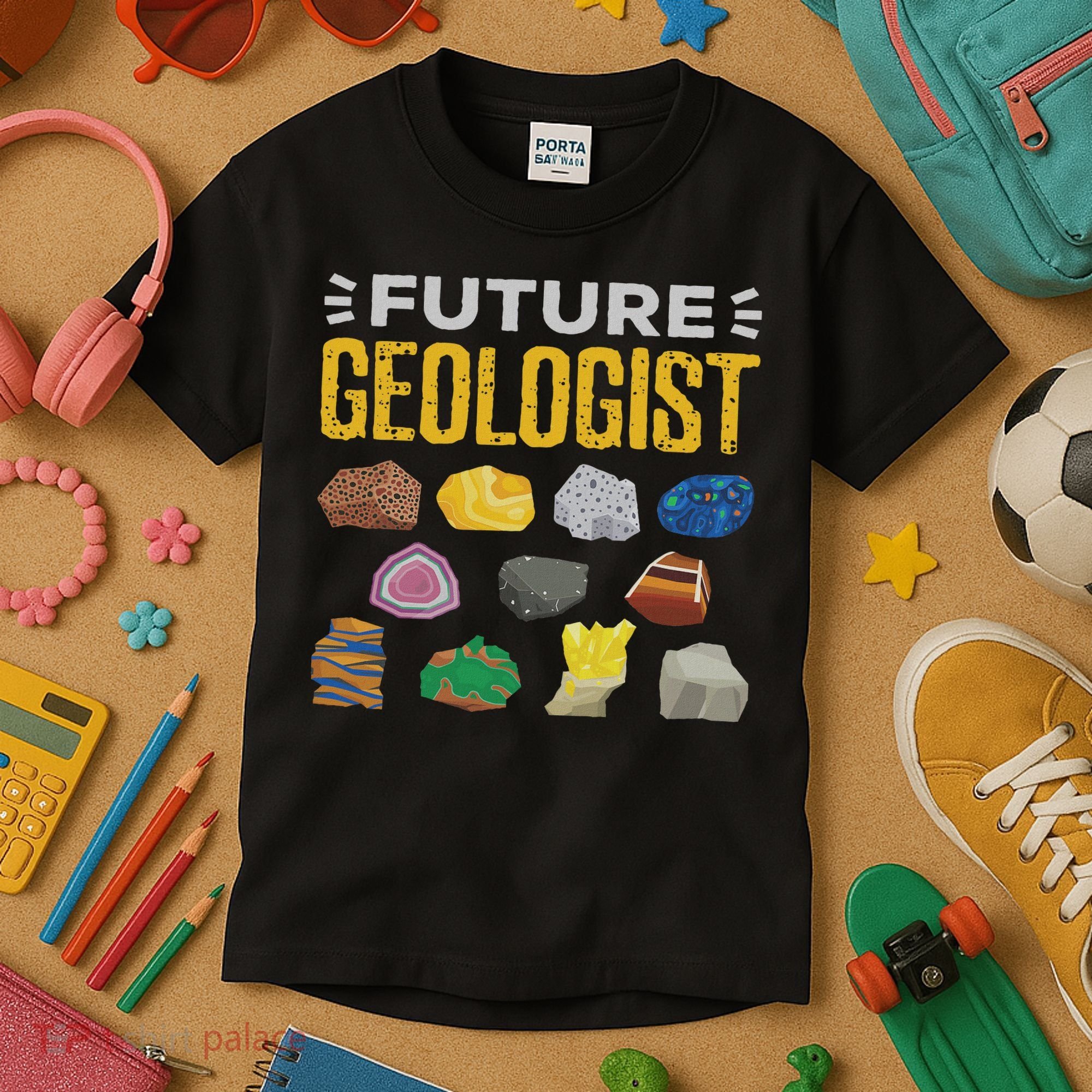 Cool Future Geologist Geology Student Earth Science Kids T-Shirt