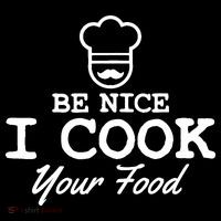 Chef - Funny Gift Be Nice I Cook Your Food Women's Hoodie thumb 2