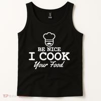 Chef - Funny Gift Be Nice I Cook Your Food Tank Top thumb 2