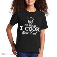 Chef - Funny Gift Be Nice I Cook Your Food Kids T-Shirt thumb 2