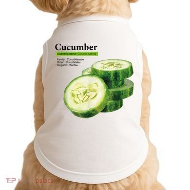 Cucumber Funny Graphic Vegetable Food Doggie Tank