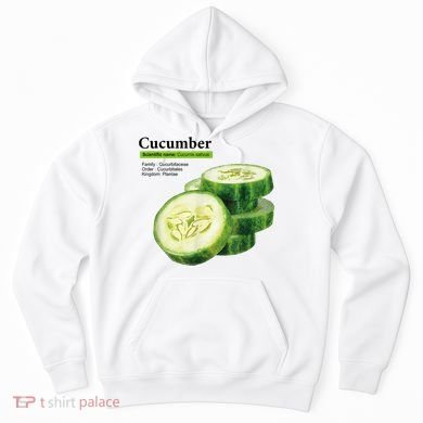Cucumber Funny Graphic Vegetable Food Hoodie