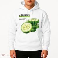 Cucumber Funny Graphic Vegetable Food Hoodie thumb 2