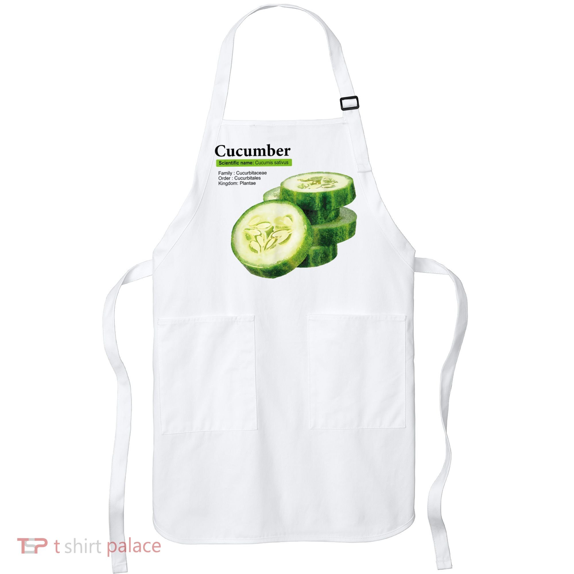 Cucumber Funny Graphic Vegetable Food Apron