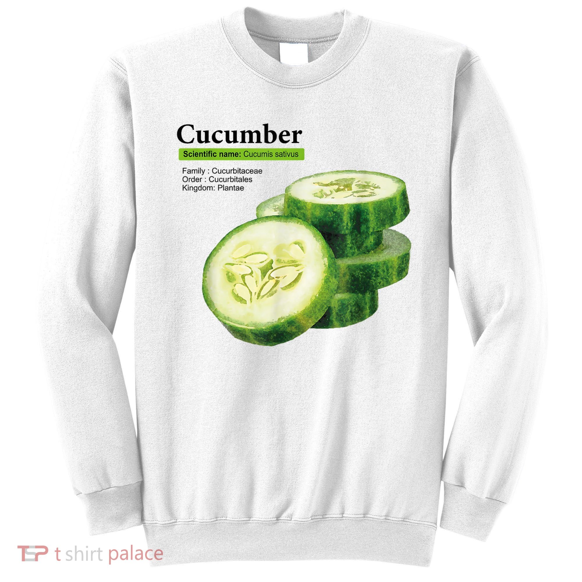 Cucumber Funny Graphic Vegetable Food Sweatshirt