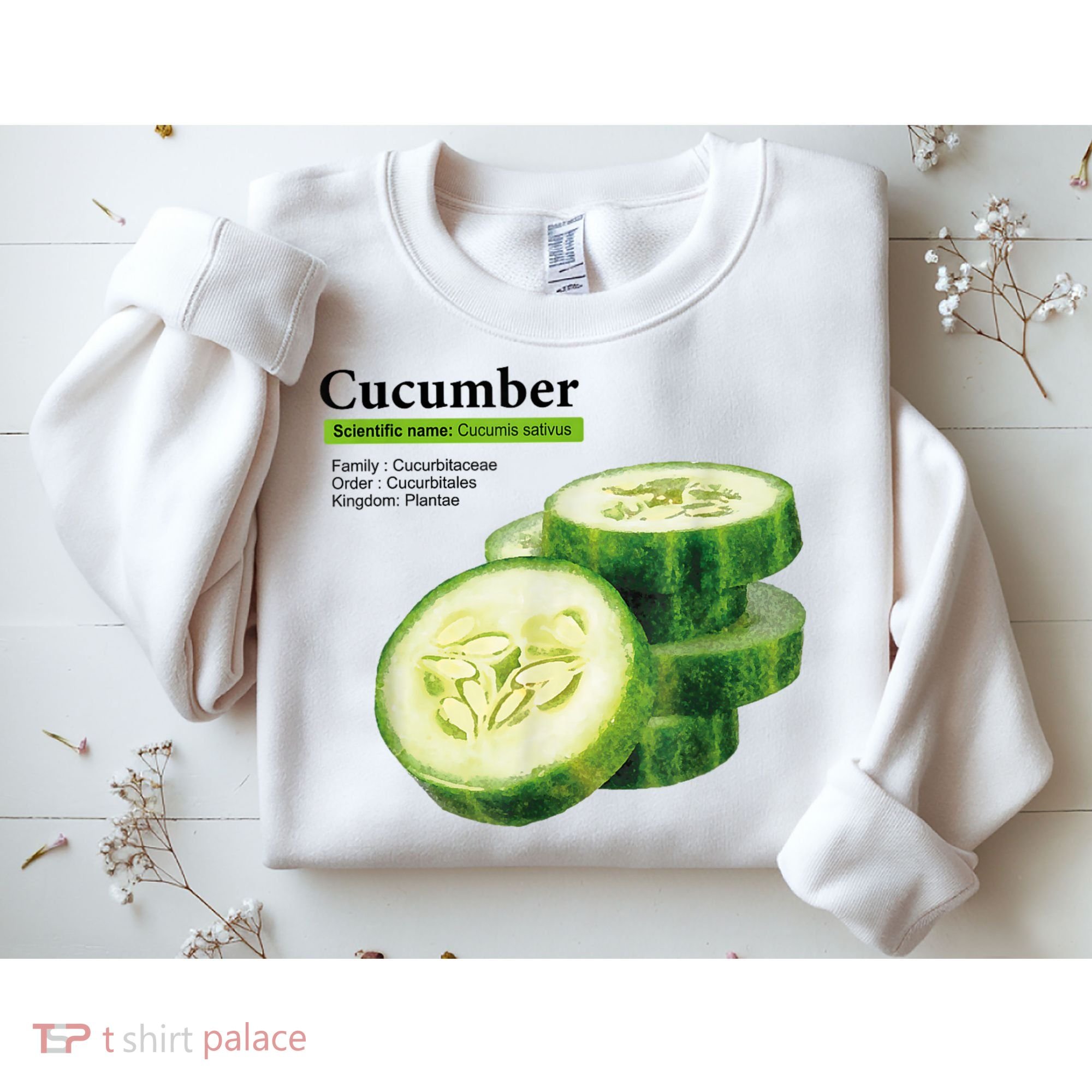 Cucumber Funny Graphic Vegetable Food Sweatshirt