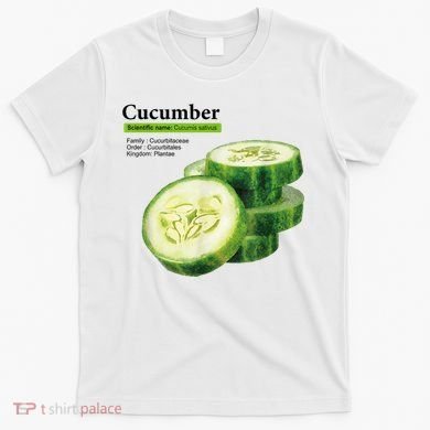 Cucumber Funny Graphic Vegetable Food T-Shirt