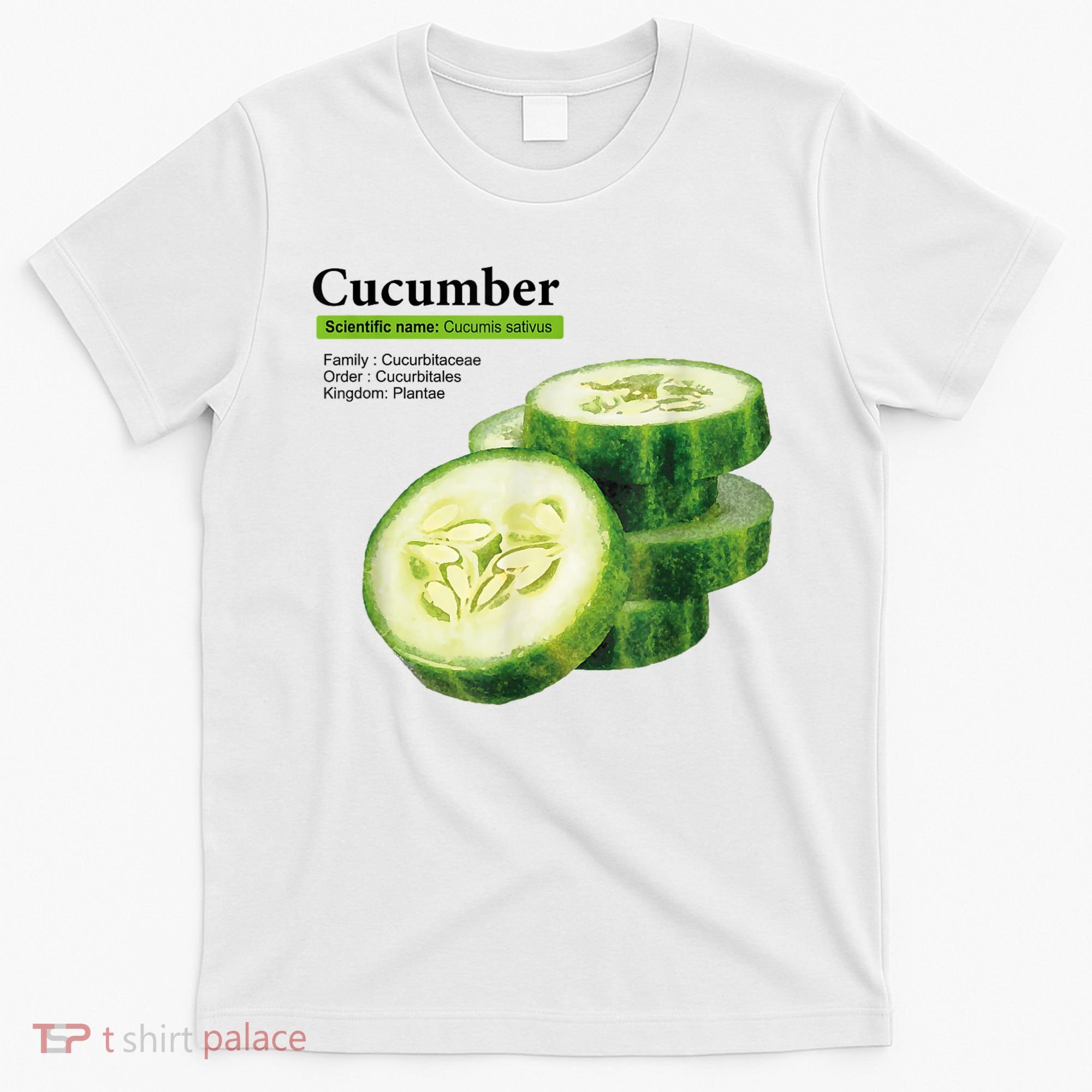 Cucumber Funny Graphic Vegetable Food T-Shirt