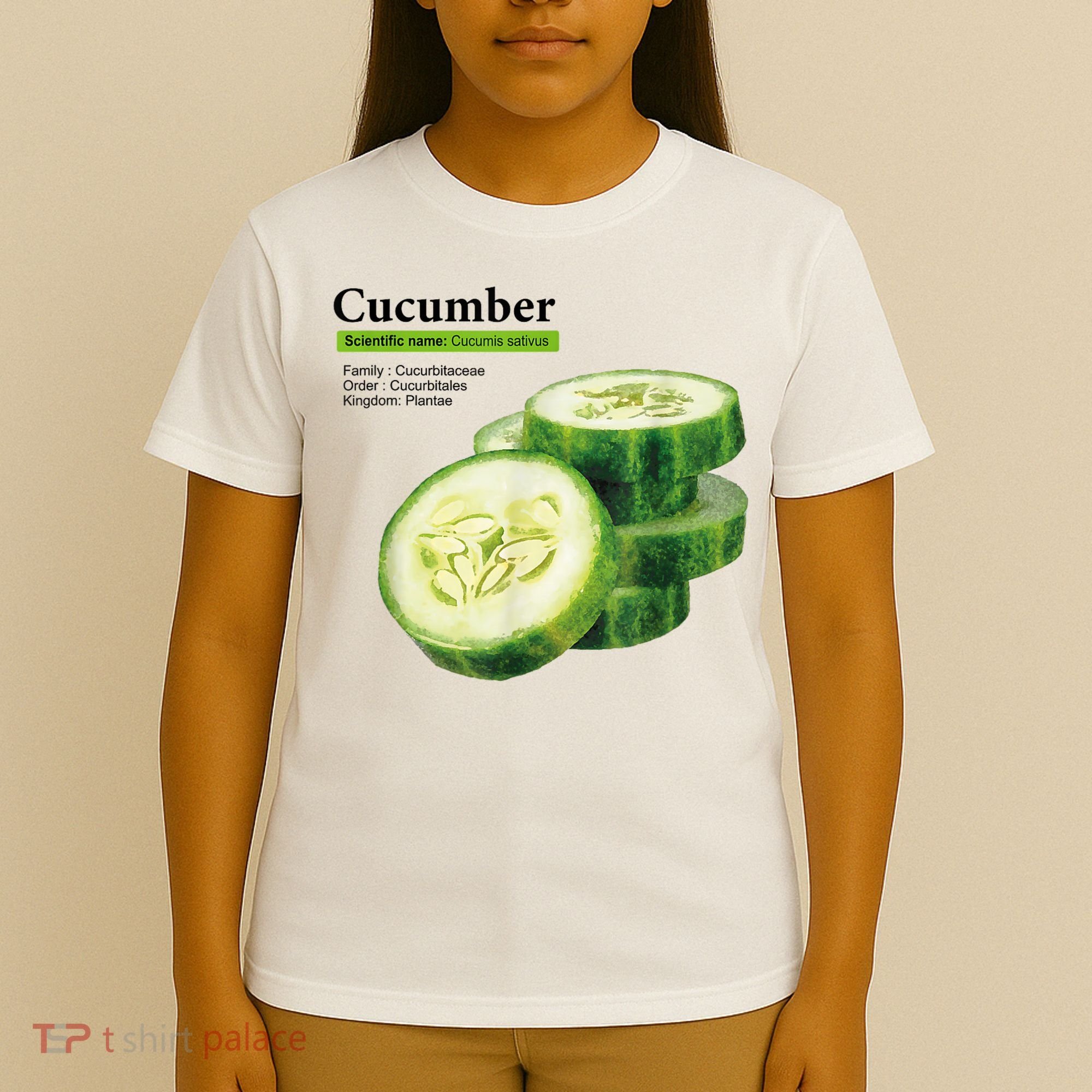 Cucumber Funny Graphic Vegetable Food T-Shirt