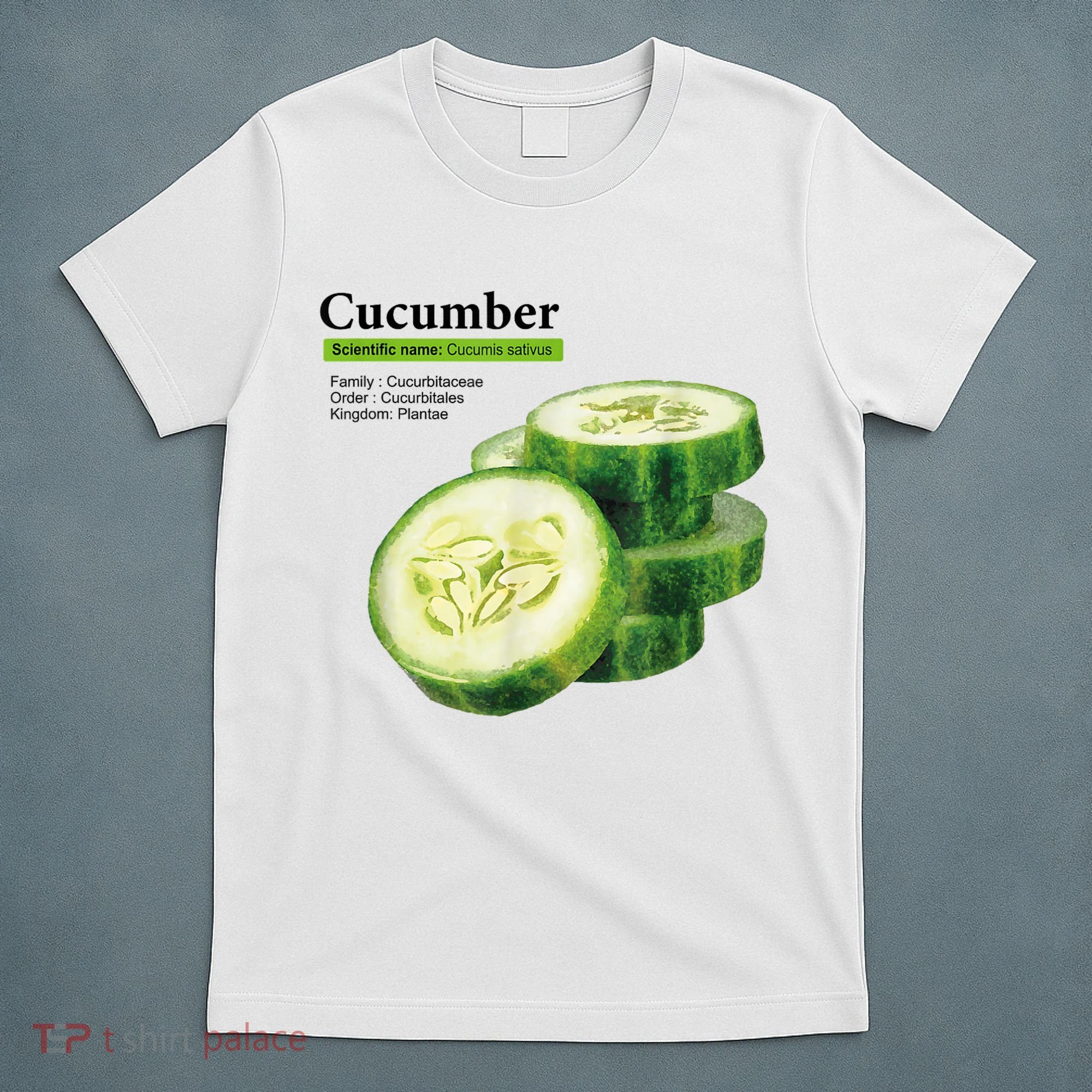 Cucumber Funny Graphic Vegetable Food T-Shirt