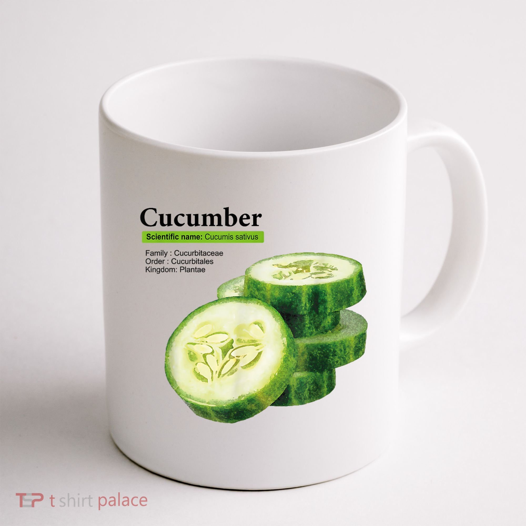 Cucumber Funny Graphic Vegetable Food Coffee Mug