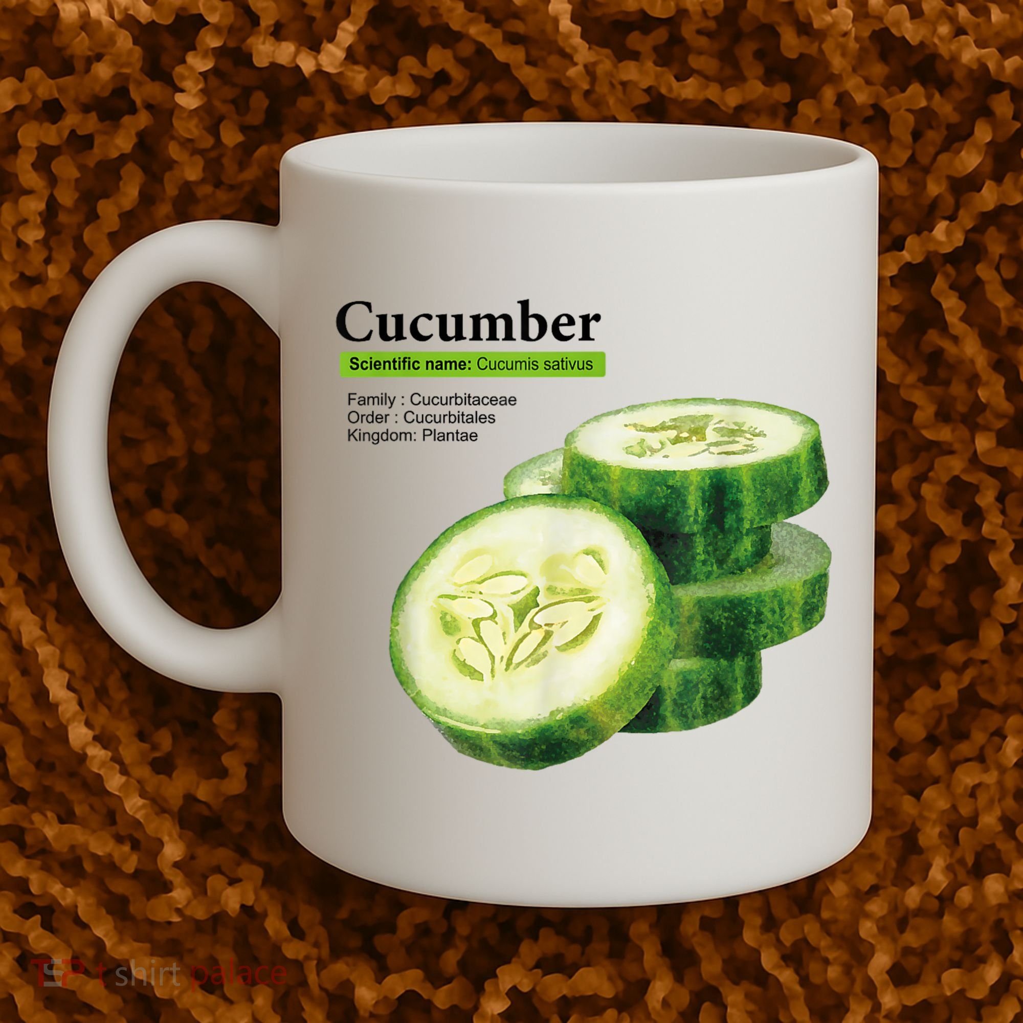 Cucumber Funny Graphic Vegetable Food Coffee Mug