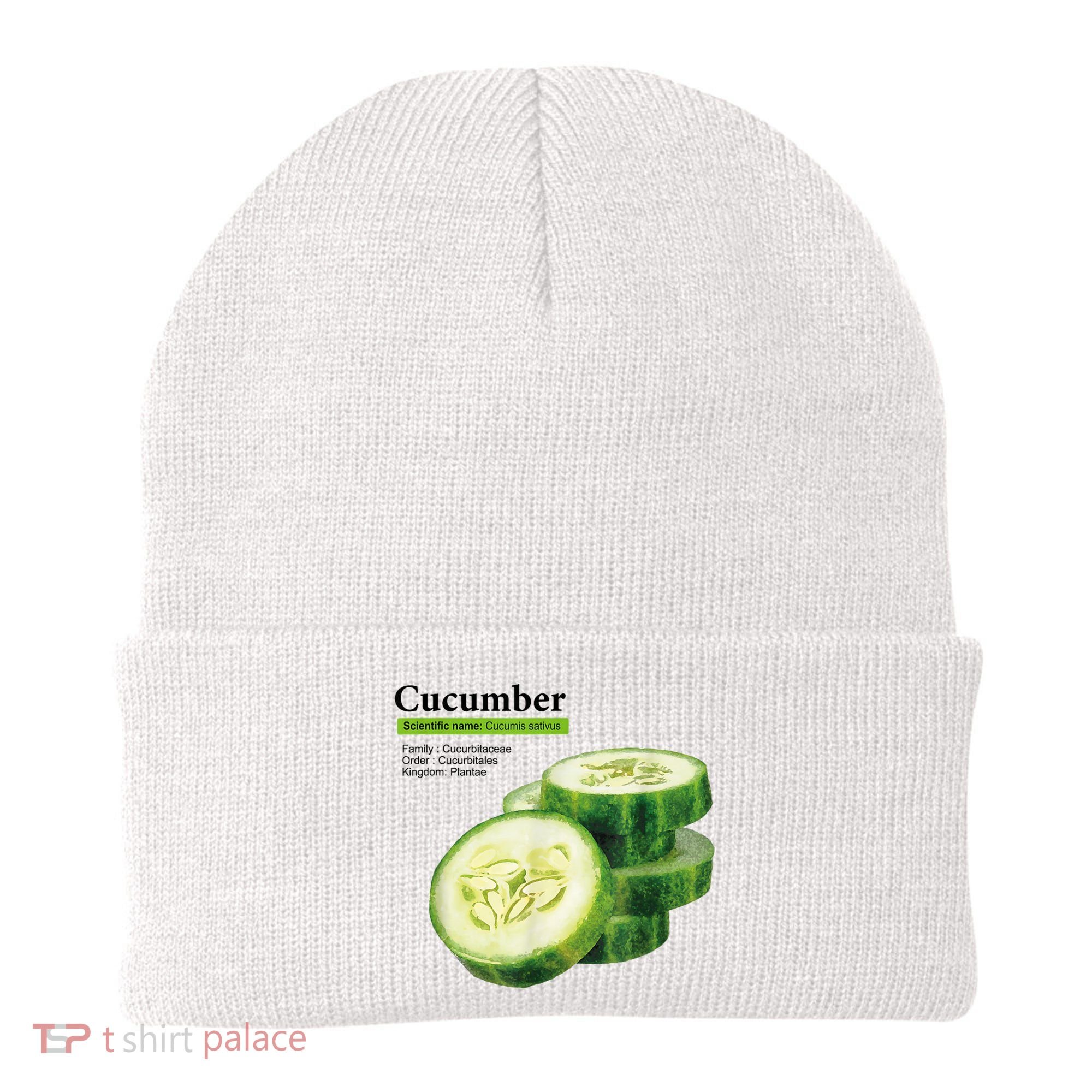 Cucumber Funny Graphic Vegetable Food Beanie