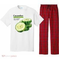 Cucumber Funny Graphic Vegetable Food Pajama Set thumb 0