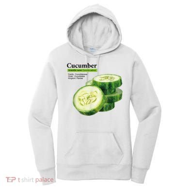 Cucumber Funny Graphic Vegetable Food Women's Hoodie
