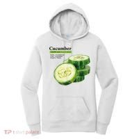 Cucumber Funny Graphic Vegetable Food Women's Hoodie thumb 0