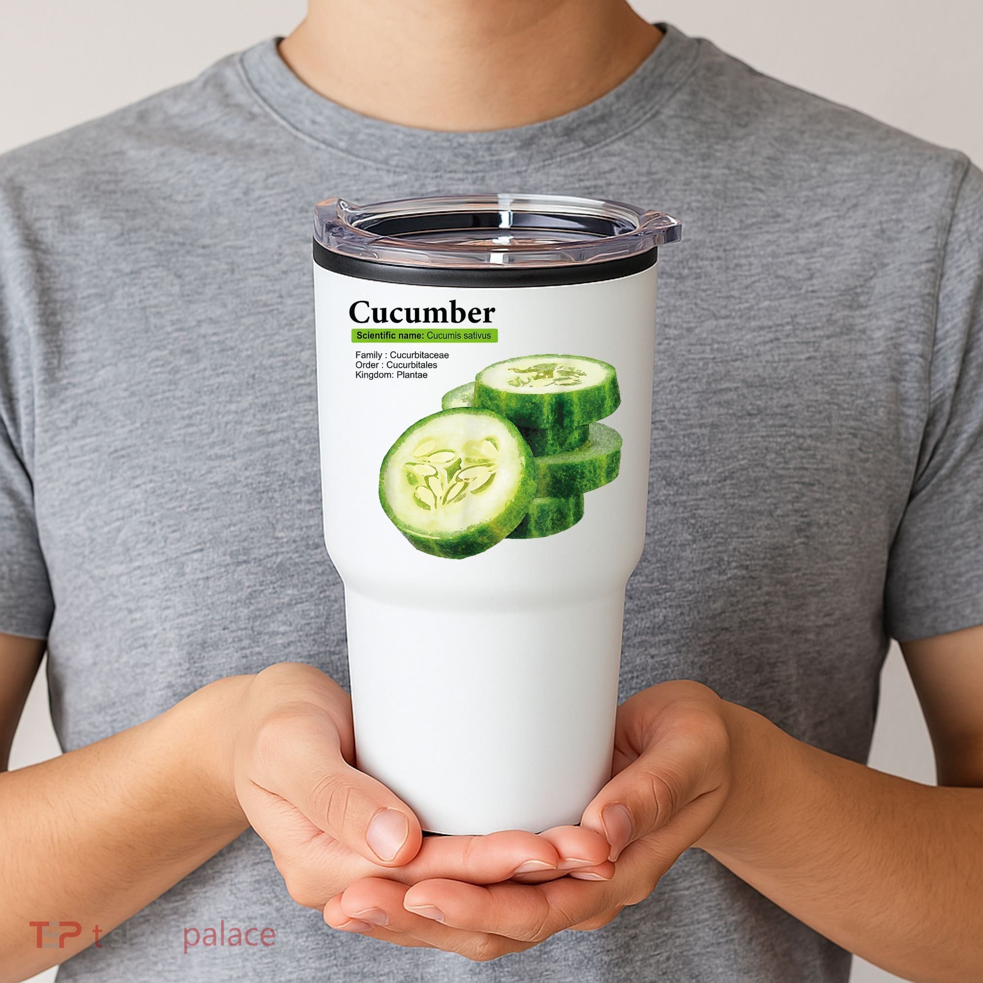 Cucumber Funny Graphic Vegetable Food Tumbler