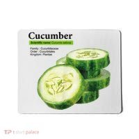 Cucumber Funny Graphic Vegetable Food Mousepad thumb 0