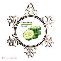 Cucumber Funny Graphic Vegetable Food Ornament thumb 0