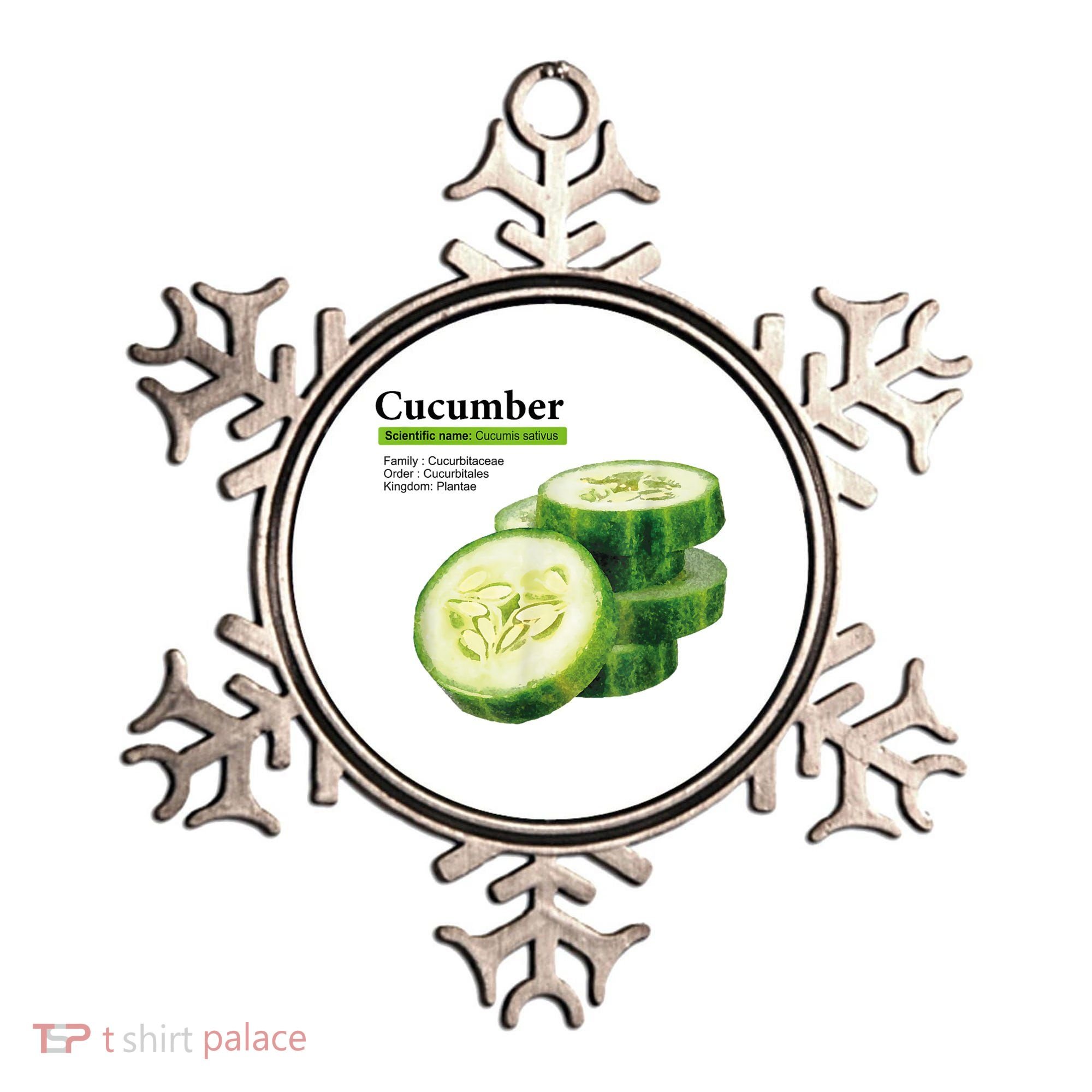 Cucumber Funny Graphic Vegetable Food Ornament