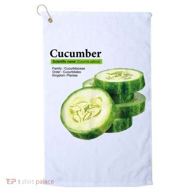 Cucumber Funny Graphic Vegetable Food Golf Towel