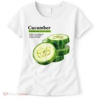 Cucumber Funny Graphic Vegetable Food Women's T-Shirt thumb 0