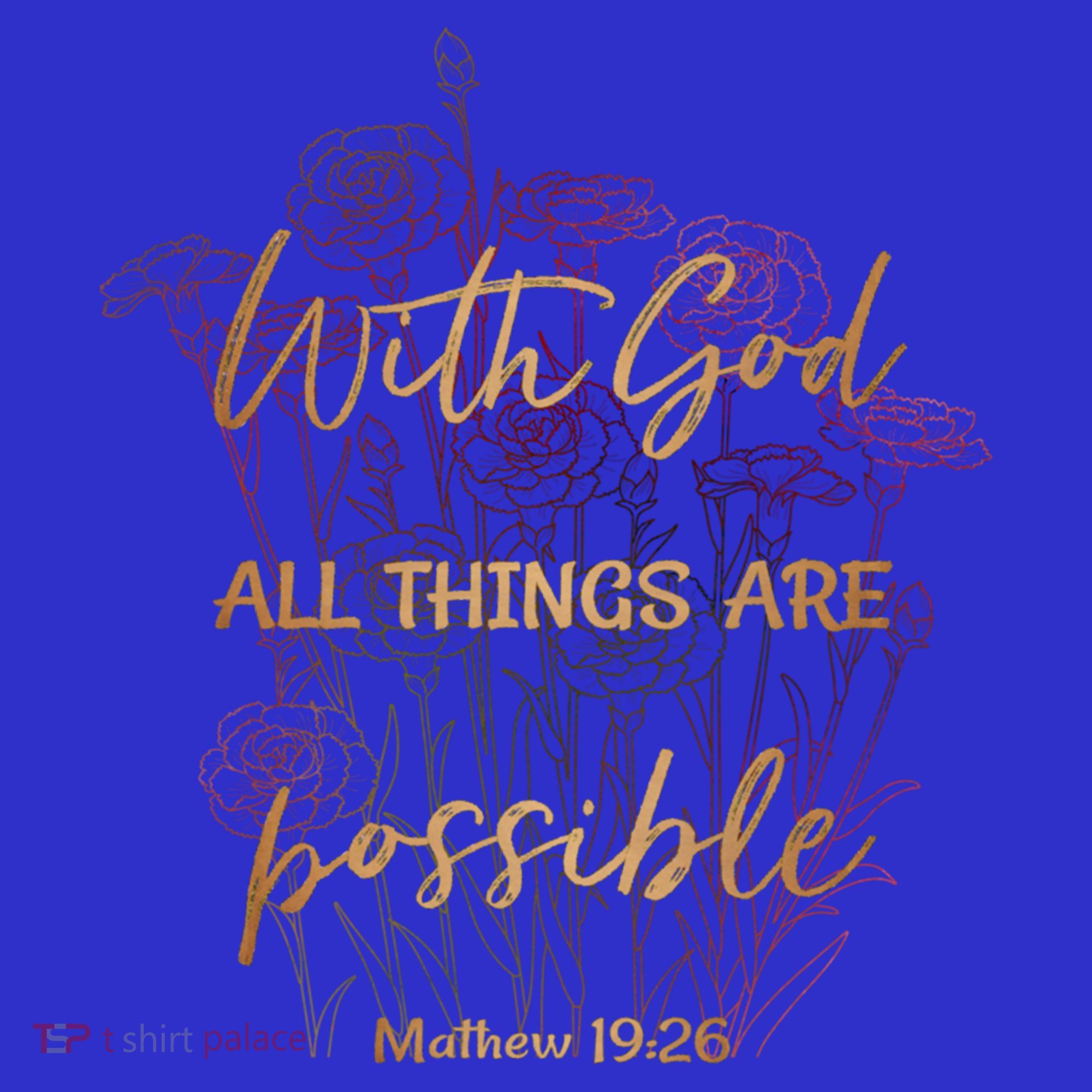 Christian Funny Gift With God All Things Possible Sweatshirt