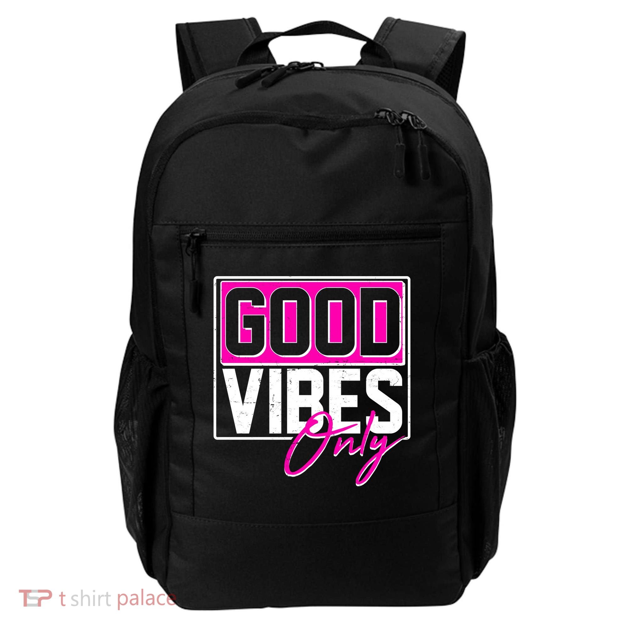 Cool Funny Good Vibes Only Backpack